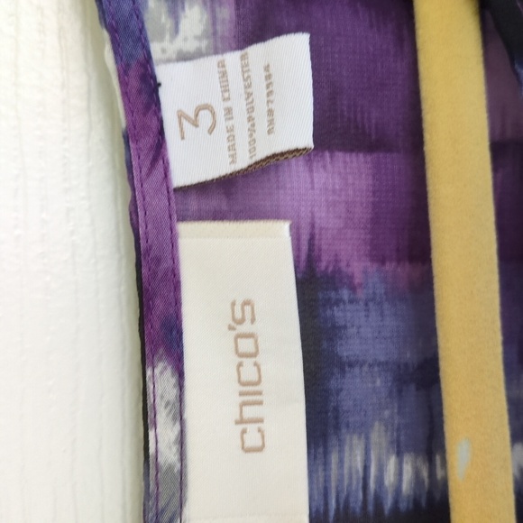 Chico Woman's Blouse size 3(16) preloved - Picture 4 of 5